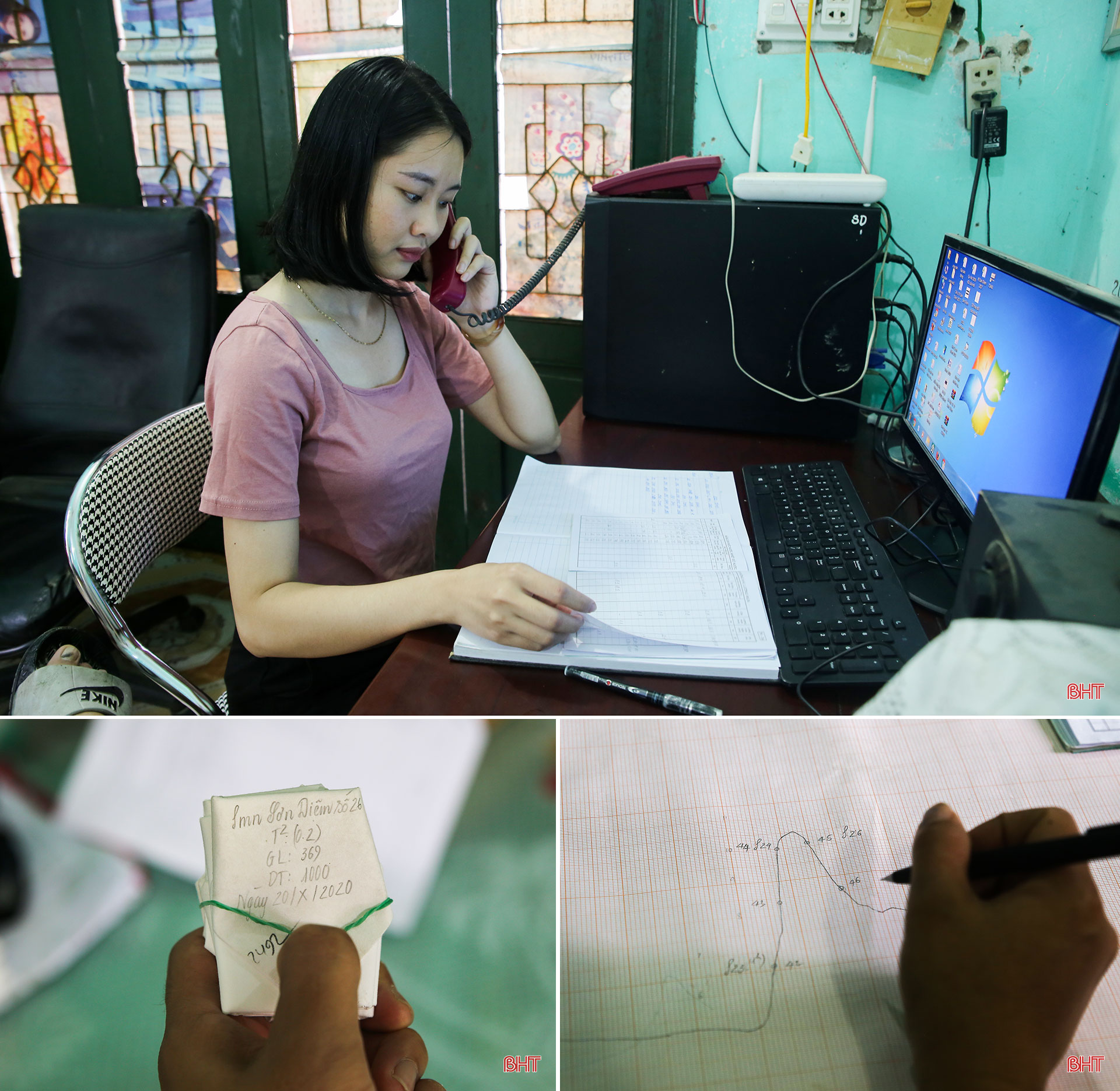 Những người “đo gió, đếm mưa” bên dòng sông Ngàn Phố