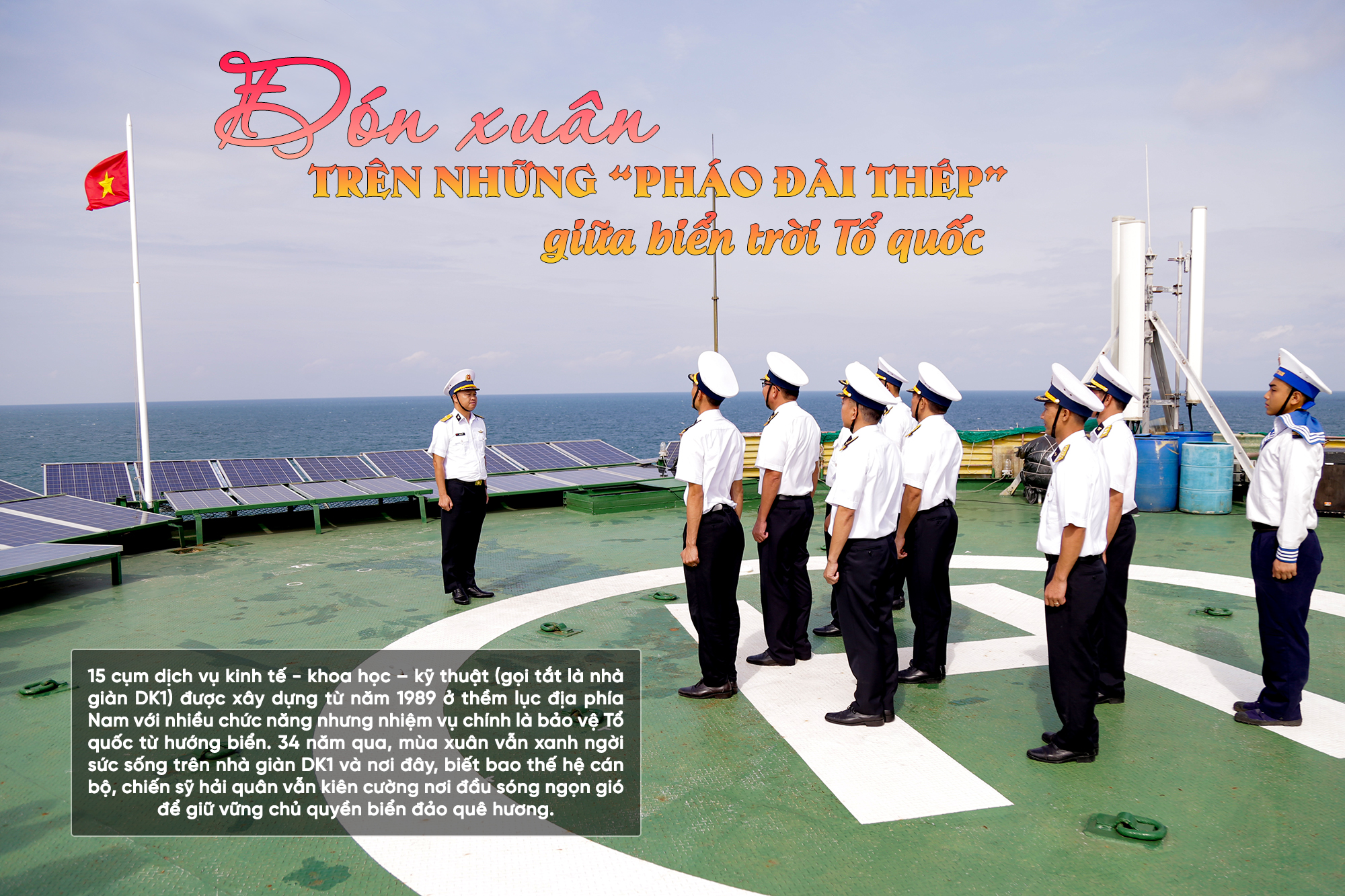 Đón xuân trên những “pháo đài thép” giữa biển trời Tổ quốc (bài 3): “Lính nhà giàn chẳng sợ bão giông”