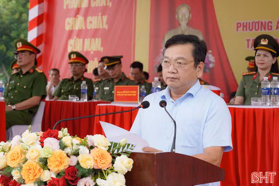 Tổ chức thành công thực tập phương án chữa cháy, cứu nạn, cứu hộ cấp tỉnh 