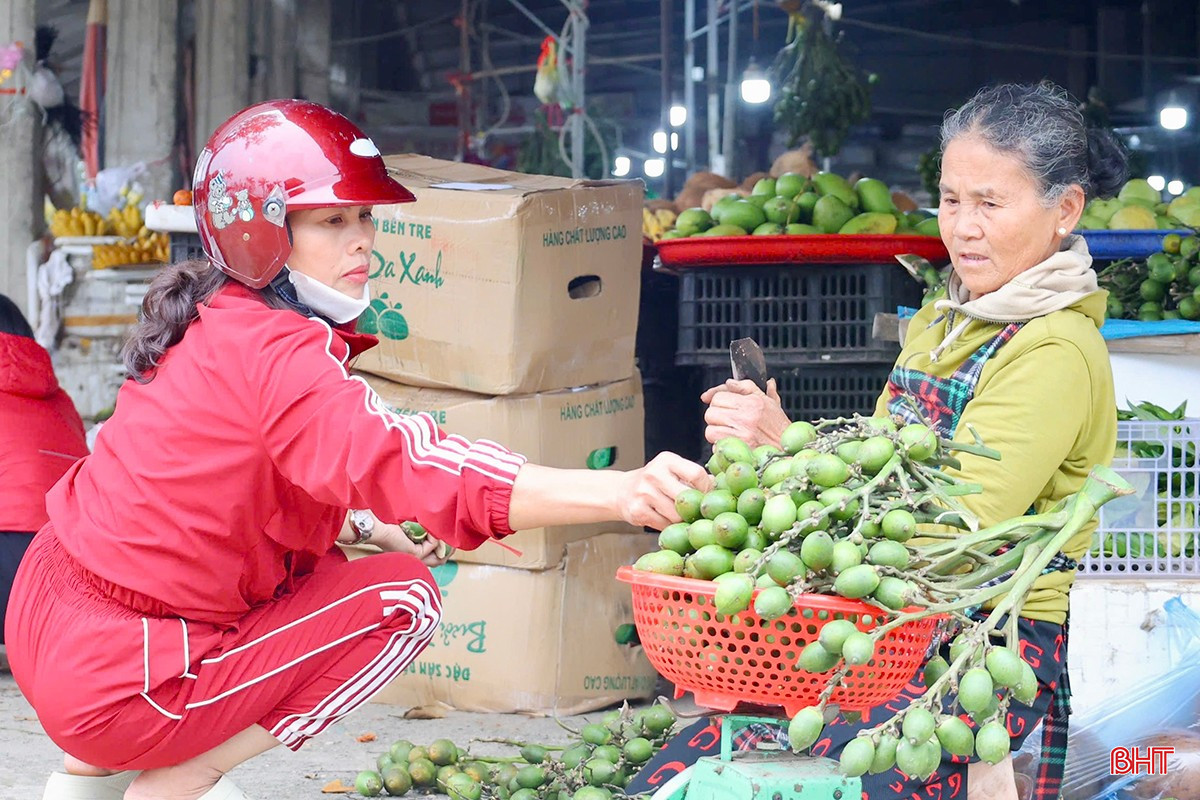 Bà Nguyễn Thị Lan - tiểu thương tại chợ Hội (xã Cẩm Xuyên) chia sẻ: "Quanh năm bán mặt cho đất, bán lưng cho trời, chỉ trông chờ vào những ngày chợ Tết để bán thêm được ít hàng. Dẫu đôi chân có mỏi, đôi tay có run vì mệt, nhưng nghĩ đến việc có thêm thu nhập trang trải cuộc sống, tôi lại thấy có thêm động lực để cố gắng".