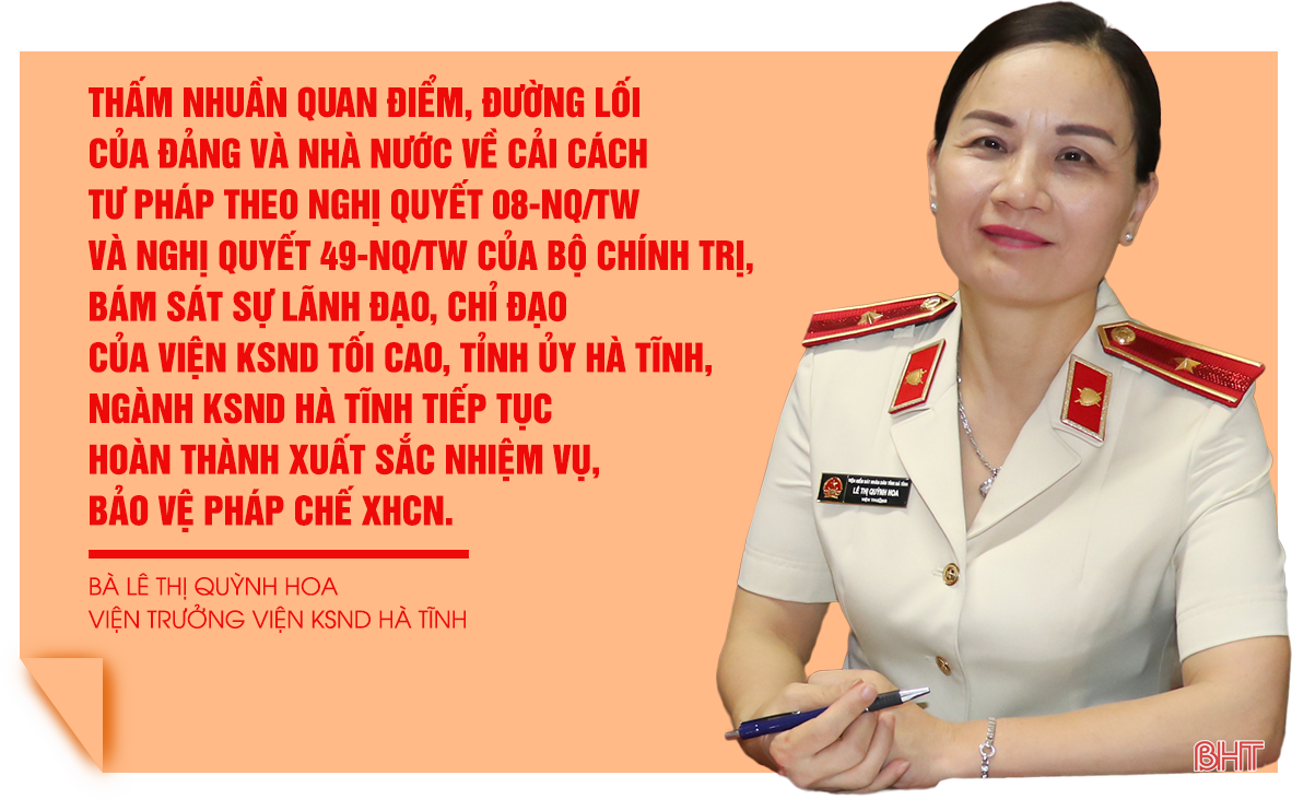 Ngành Kiểm sát nhân dân Hà Tĩnh đổi mới, phát triển, đáp ứng yêu cầu trong tình hình mới
