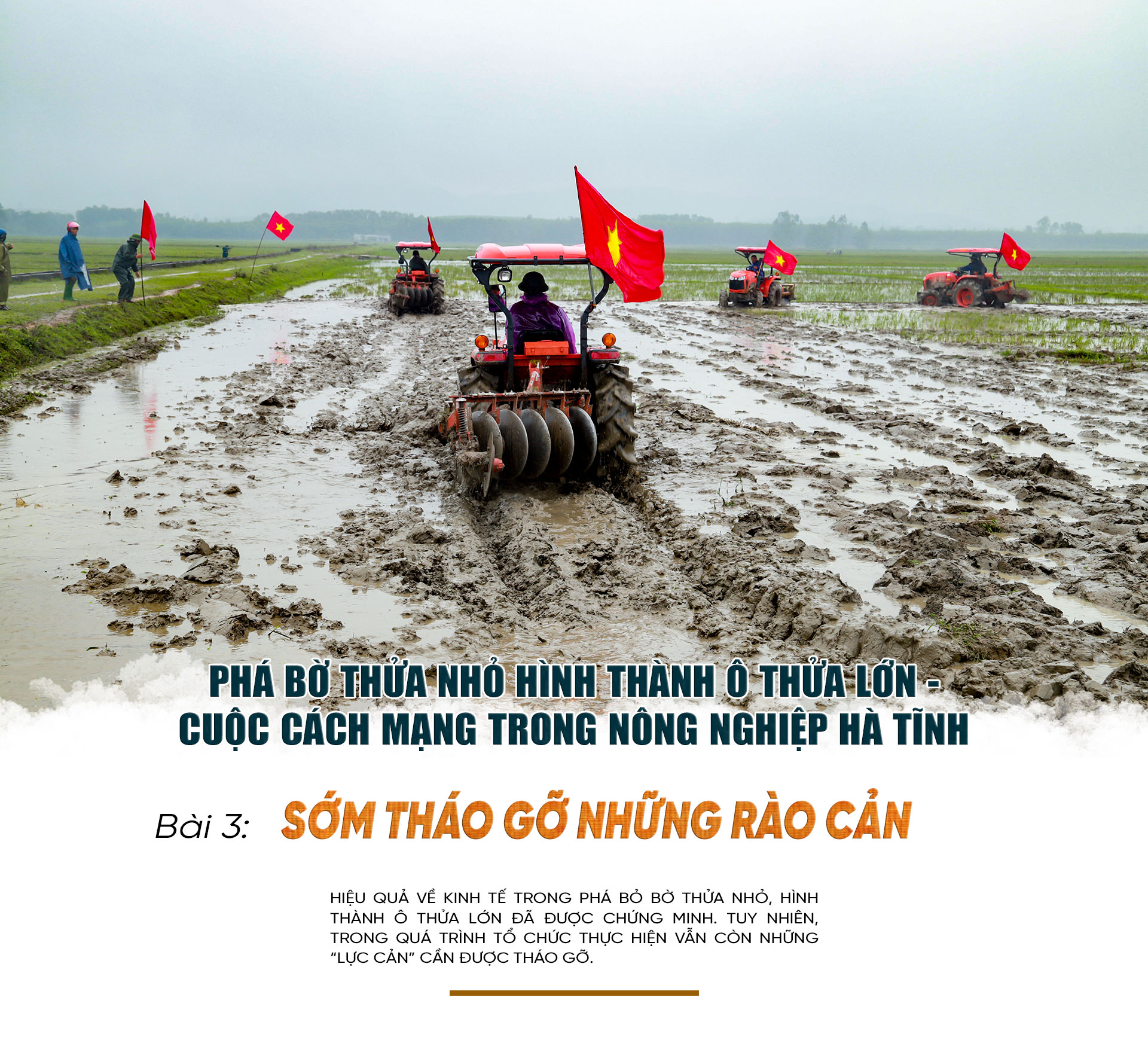 Phá bờ thửa nhỏ hình thành ô thửa lớn - cuộc cách mạng trong nông nghiệp Hà Tĩnh (bài 3): Sớm tháo gỡ những rào cản
