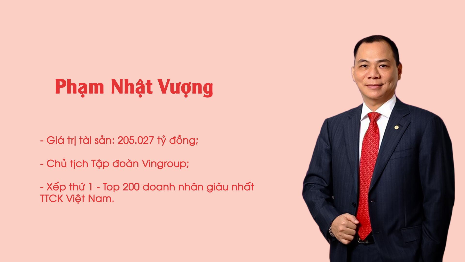 5 tỷ phú quê Hà Tĩnh trong top 200 doanh nhân giàu nhất TTCK Việt Nam 2021 là ai?