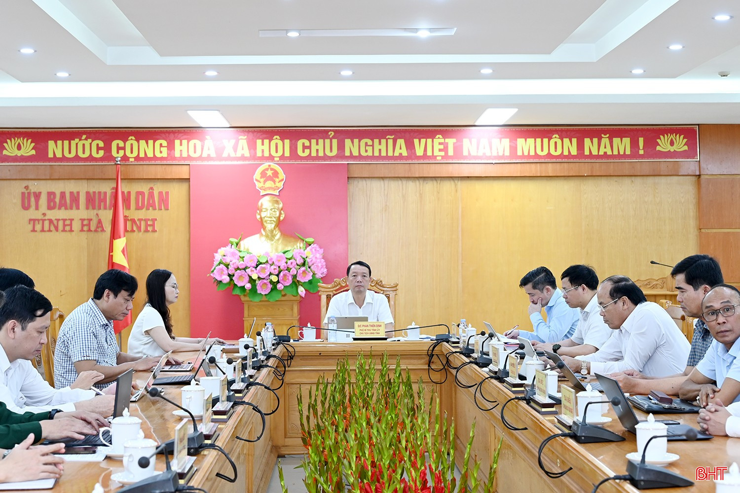 Điểm cầu Hà Tĩnh.
