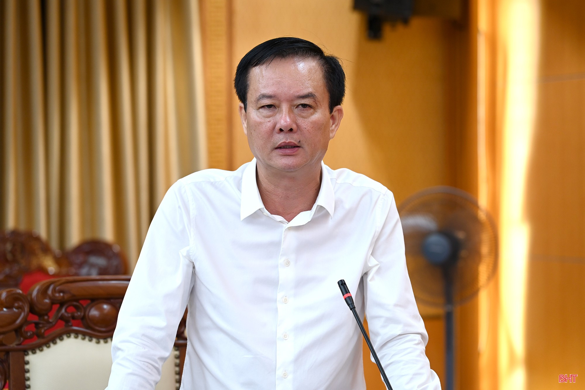 Đồng chí Trần Báu Hà - Phó Chủ tịch Thường trực UBND tỉnh định hướng một số nhiệm vụ, giải pháp cho các địa phương trong thời gian tới.