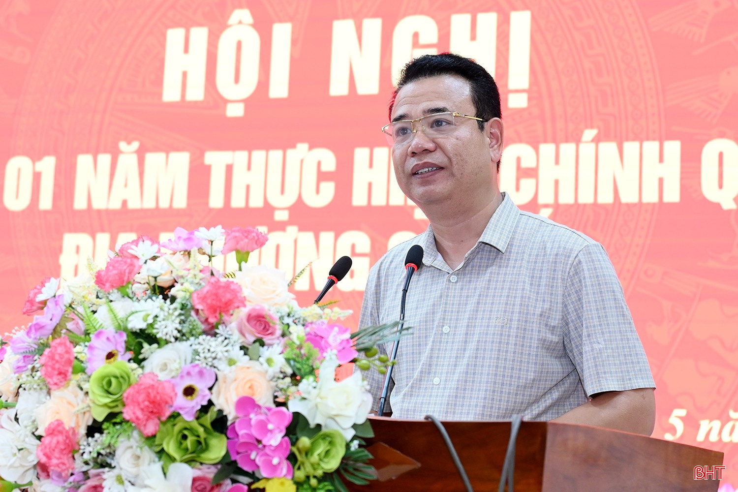 Bí thư Đảng ủy - Chủ tịch HĐND xã Nguyễn Việt Hùng kết luận hội nghị và nhấn mạnh một số nhiệm vụ trọng tâm thời gian tới.