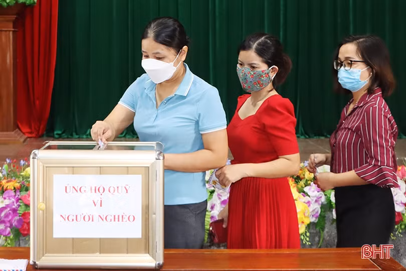 Cẩm Xuyên phát động ủng hộ “Quỹ vì người nghèo”