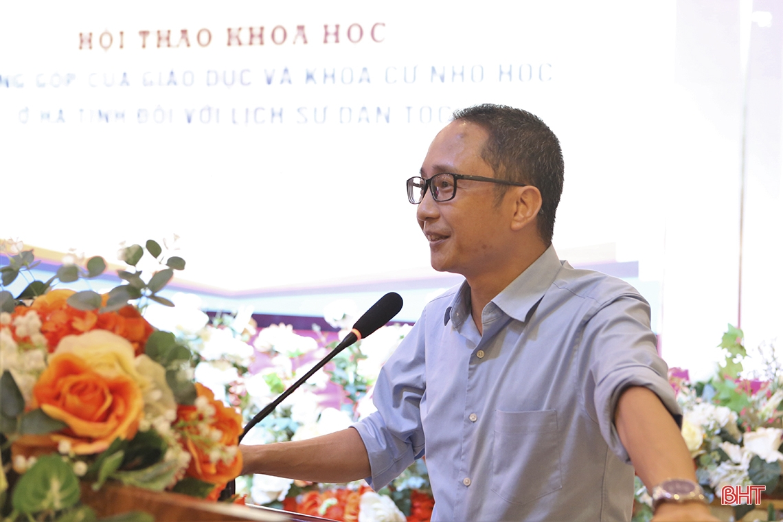 Giáo dục và khoa cử Nho học ở Hà Tĩnh có đóng góp lớn đối với lịch sử dân tộc