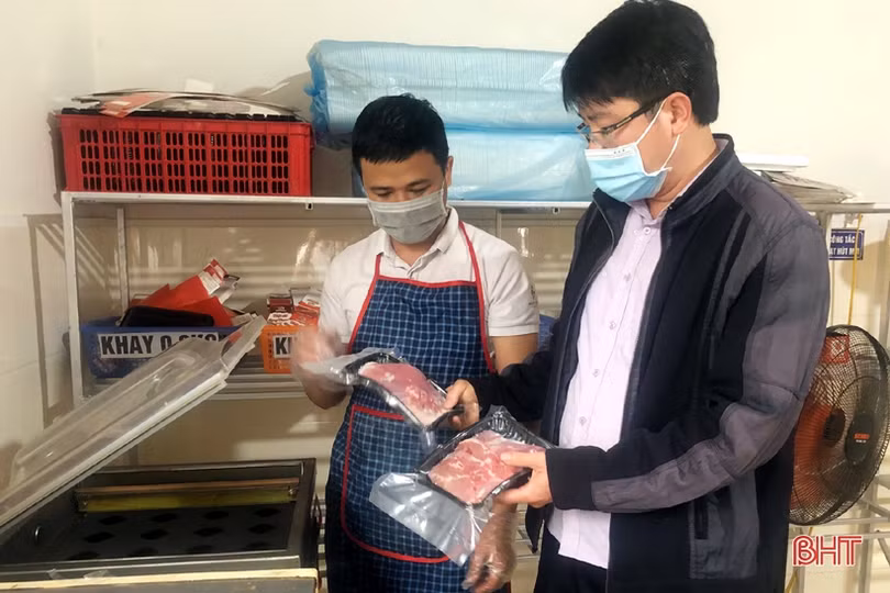 Thịt dê tươi Hương Sơn đạt chuẩn OCOP được hút chân không, đơn hàng tăng gấp đôi