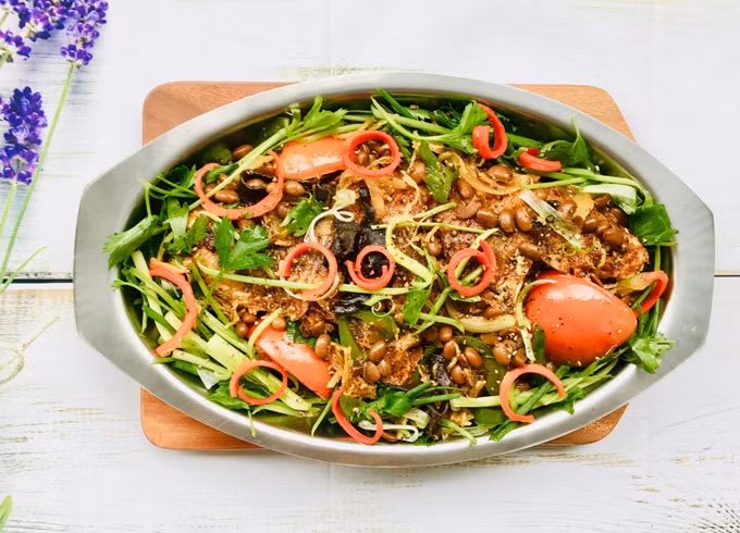 Cá diêu hồng sốt tương đậm đà, hấp dẫn
