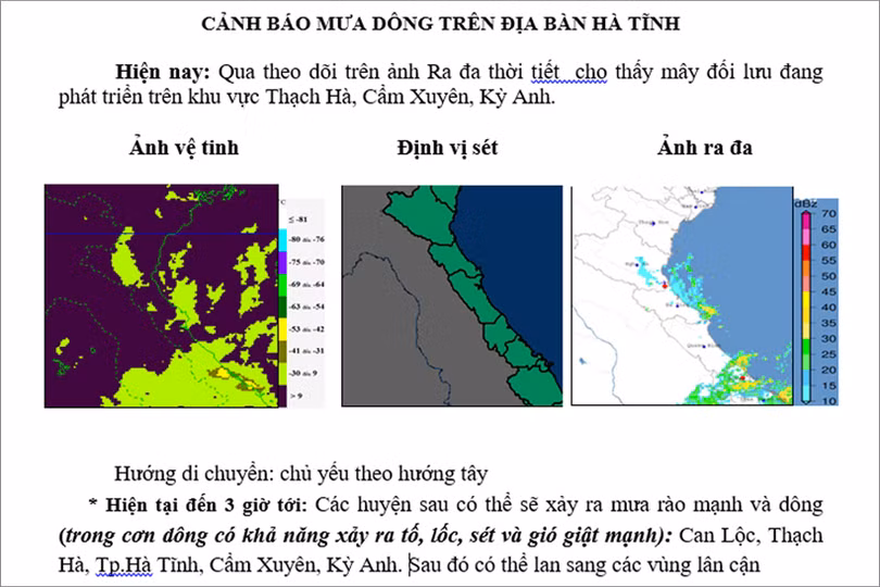 Đón gió mùa Đông Bắc, Hà Tĩnh có mưa, trời trở lạnh