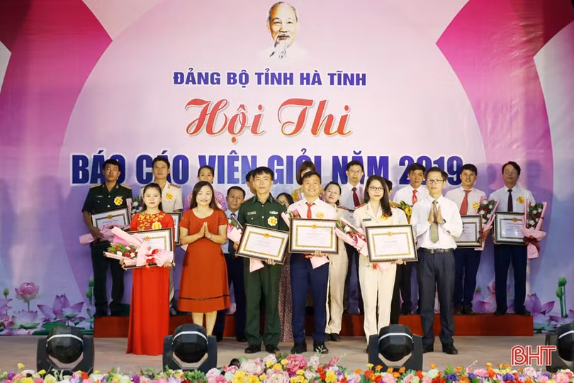 Cán bộ Công an thị xã Kỳ Anh nhất Hội thi Báo cáo viên giỏi tỉnh Hà Tĩnh