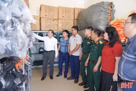 Kiểm tra công tác chuẩn bị phòng, chống thiên tai tại khu vực Đức Thọ cũ