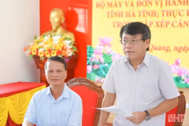 Đức Quang tiếp tục rà soát, vận hành bộ máy chính quyền 2 cấp thông suốt, hiệu quả