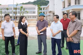 Khẩn trương hoàn thiện các hạng mục tại 2 trường nội trú liên cấp để sẵn sàng đón học sinh