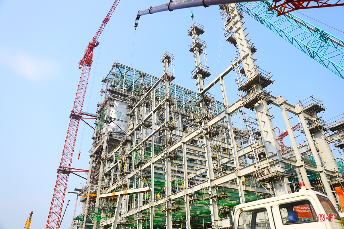 Cận cảnh công trường dự án Nhiệt điện Vũng Áng 2