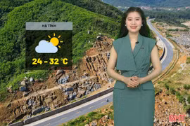 Dự báo thời tiết Hà Tĩnh ngày 24/10: Ngày trời nắng