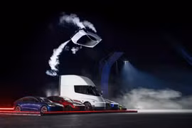 Giải mã màn bay trên không, lộn vòng, hạ xuống mặt đất của ô tô Tesla Roadster