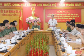 Công bố quyết định thanh tra việc quản lý, sử dụng vũ khí, vật liệu nổ tại Hà Tĩnh