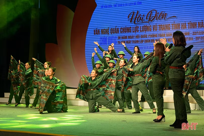 Đức Thọ đạt giải nhất Hội diễn Văn nghệ quần chúng lực lượng vũ trang Hà Tĩnh