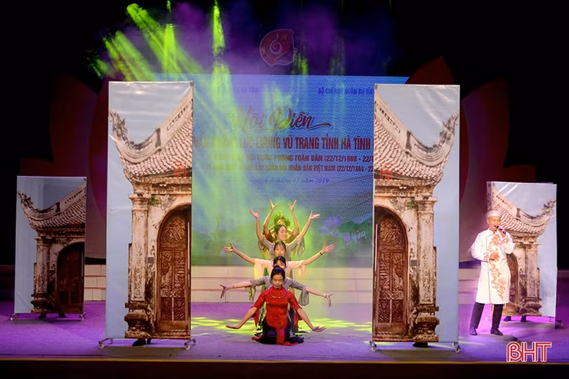 Đức Thọ đạt giải nhất Hội diễn Văn nghệ quần chúng lực lượng vũ trang Hà Tĩnh