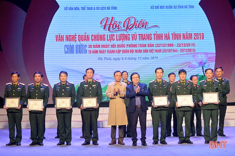 Đức Thọ đạt giải nhất Hội diễn Văn nghệ quần chúng lực lượng vũ trang Hà Tĩnh