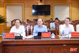 Thông qua dự thảo báo cáo kết quả giám sát đối với Ban Thường vụ Tỉnh ủy Hà Tĩnh