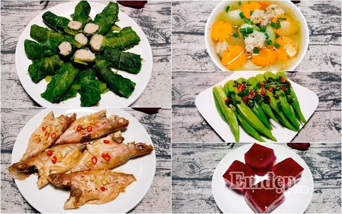 goi y thuc don com ngon ngay mat troi chi nhin thoi da ua nuoc mieng