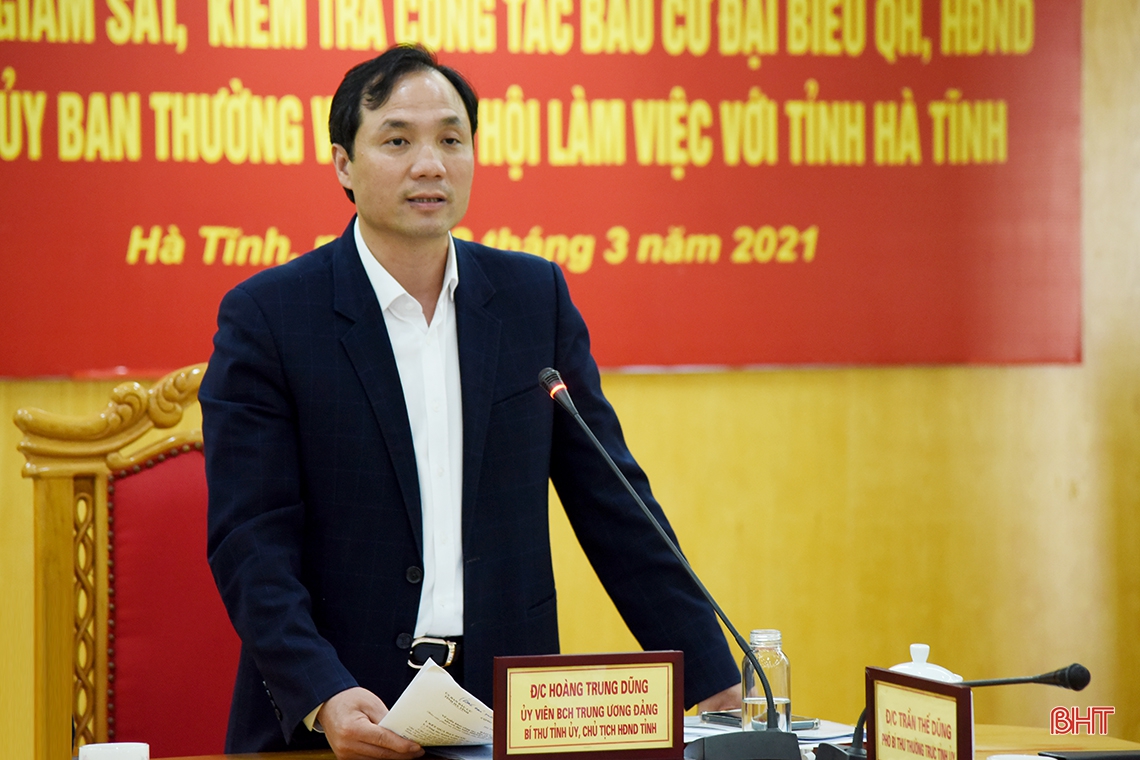 Công tác chuẩn bị bầu cử tại Hà Tĩnh bám sát kế hoạch, đảm bảo yêu cầu của Hội đồng bầu cử Quốc gia