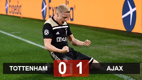 Thắng dễ trên sân Tottenham, Ajax rộng đường vào chung kết