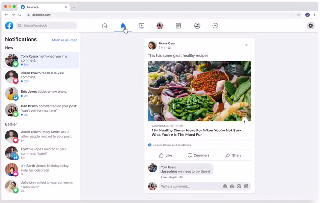 Facebook công bố giao diện hoàn toàn mới