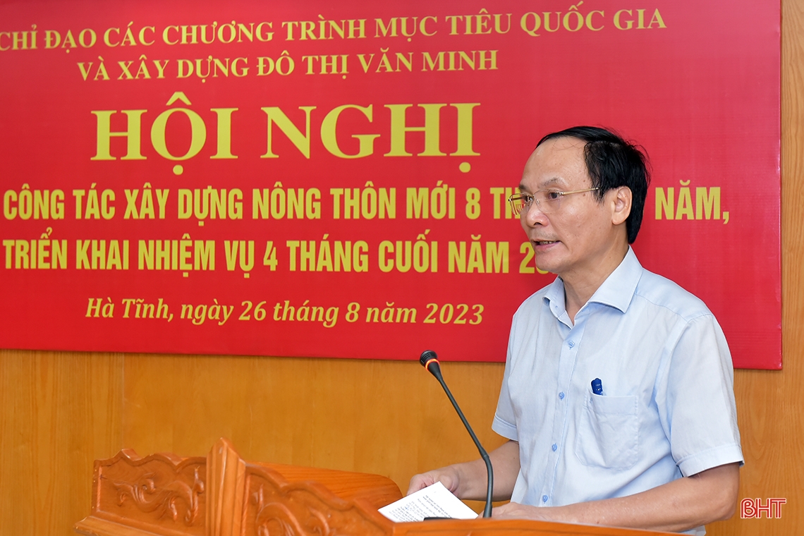 Đẩy nhanh tiến độ giải ngân vốn chương trình nông thôn mới