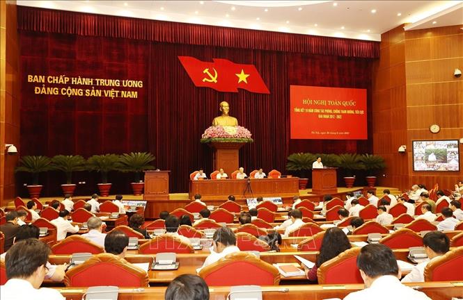 Phòng, chống tham nhũng, tiêu cực là một trong những nhiệm vụ đặc biệt quan trọng của công tác xây dựng, chỉnh đốn Đảng