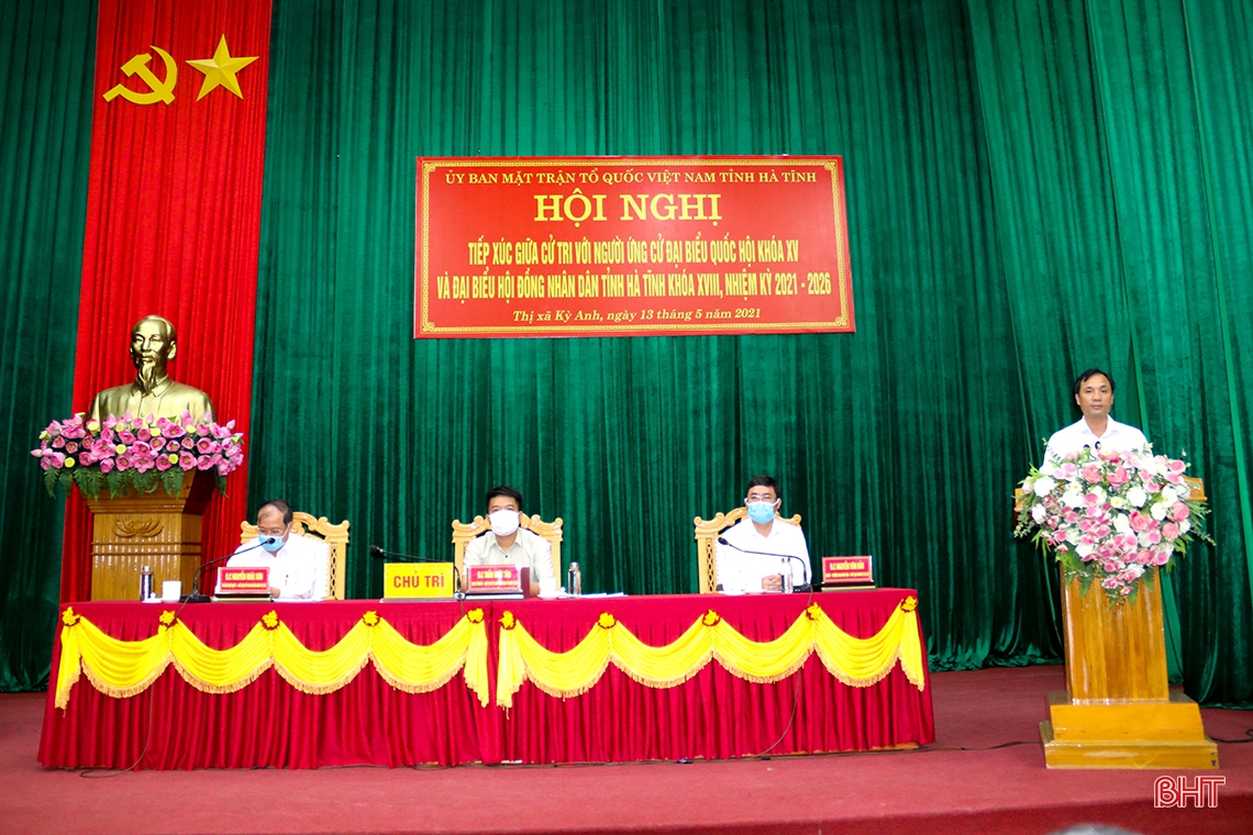 Mong muốn được đóng góp cho sự phát triển của Hà Tĩnh, mang lại lợi ích thiết thực cho Nhân dân