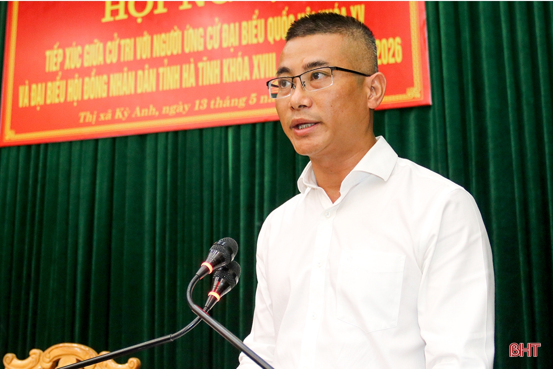 Mong muốn được đóng góp cho sự phát triển của Hà Tĩnh, mang lại lợi ích thiết thực cho Nhân dân