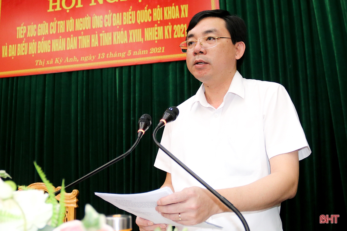 Mong muốn được đóng góp cho sự phát triển của Hà Tĩnh, mang lại lợi ích thiết thực cho Nhân dân