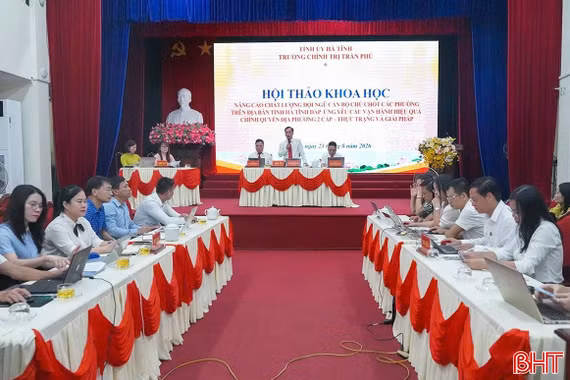 Trường Chính trị Trần Phú bàn giải pháp nâng cao chất lượng cán bộ chủ chốt các phường