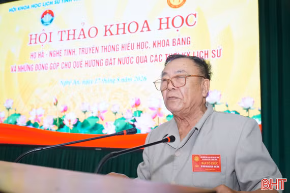 Hội thảo khoa học về truyền thống hiếu học, khoa bảng họ Hà - Nghệ Tĩnh