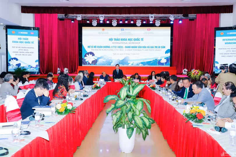 Hội thảo khoa học quốc tế: Nữ sĩ Hồ Xuân Hương - Danh nhân văn hóa và giá trị di sản