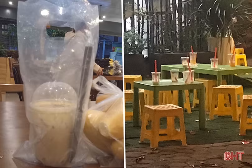 Hàng quán ở Hà Tĩnh vẫn “ưa” sử dụng... đồ nhựa dùng một lần!