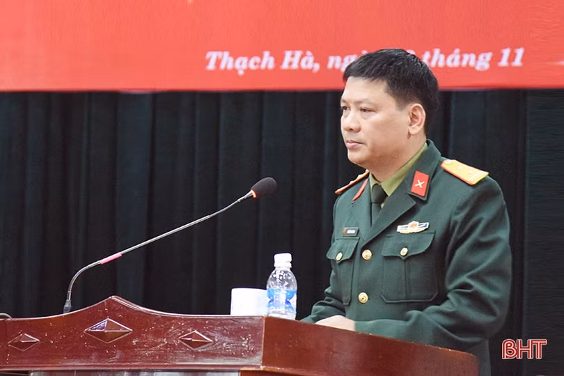 Thạch Hà khen thưởng 32 tập thể, cá nhân trong thực hiện chiến lược bảo vệ Tổ quốc trong tình hình mới