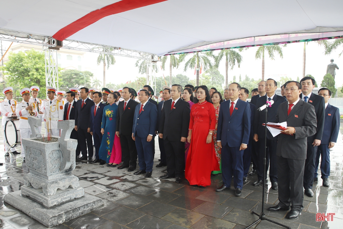 Toàn cảnh Đại hội Đảng bộ Hà Tĩnh lần thứ XIX, nhiệm kỳ 2020 - 2025