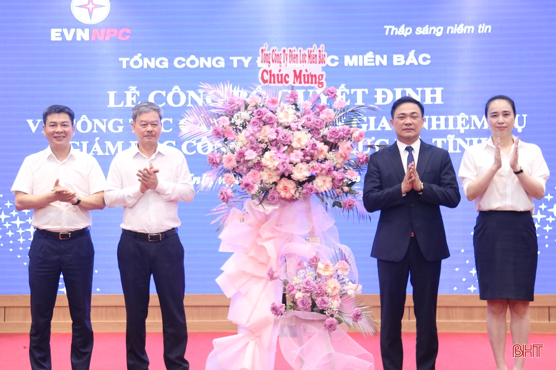 Công bố quyết định điều động, bổ nhiệm Giám đốc Công ty Điện lực Hà Tĩnh