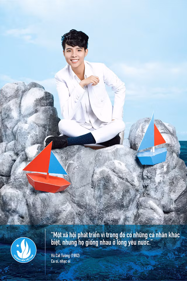 22 nghe si va nguoi tre co anh huong dong long huong ve bien dao to quoc
