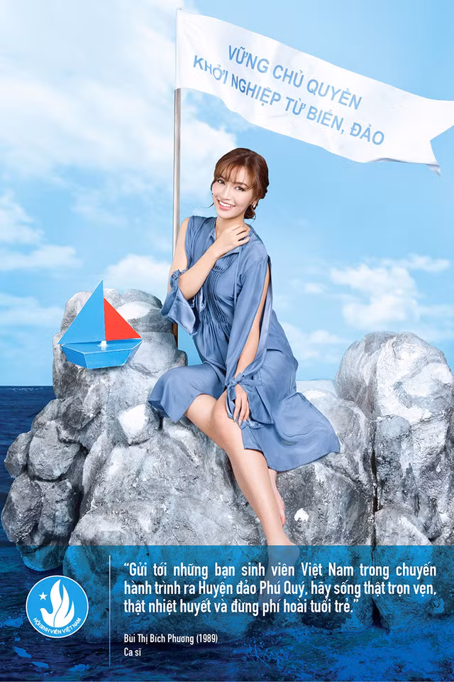 22 nghe si va nguoi tre co anh huong dong long huong ve bien dao to quoc