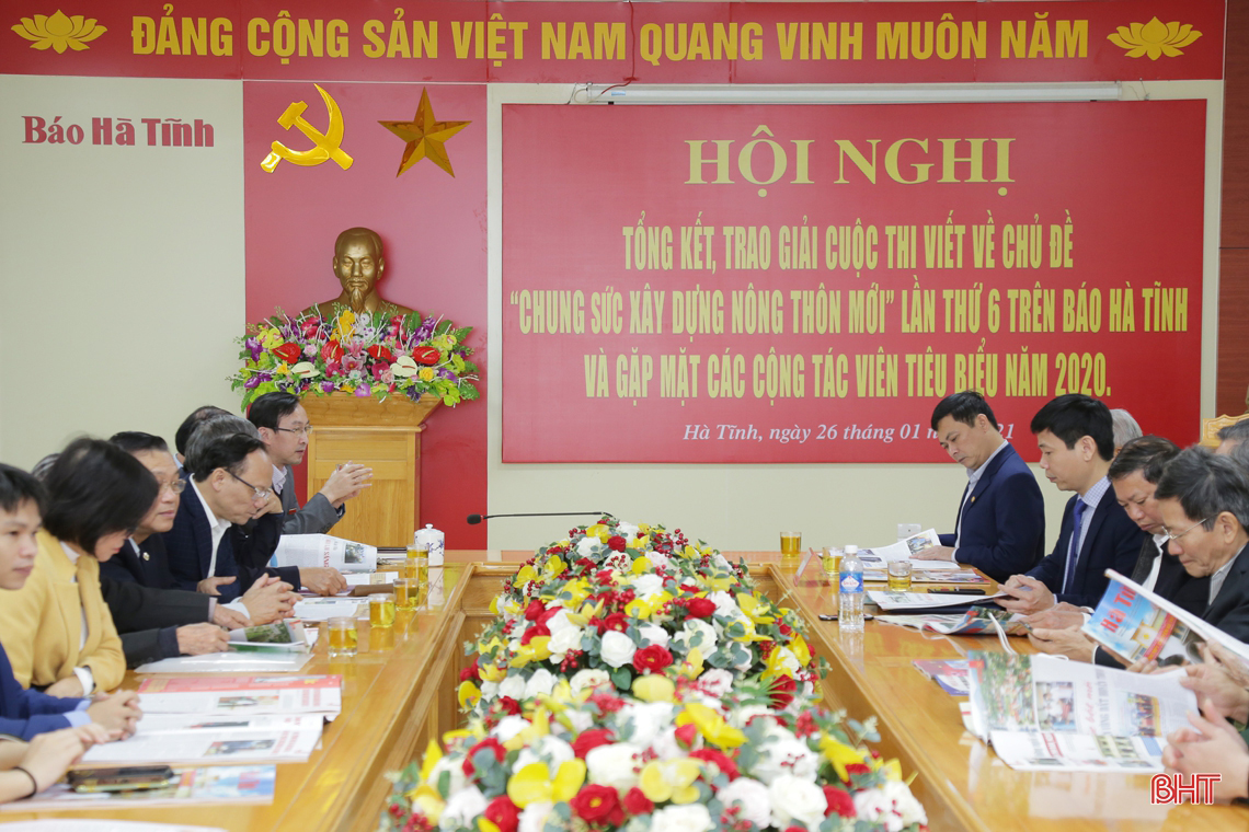 29 tác phẩm đạt giải viết về chủ đề “Chung sức xây dựng nông thôn mới” trên Báo Hà Tĩnh