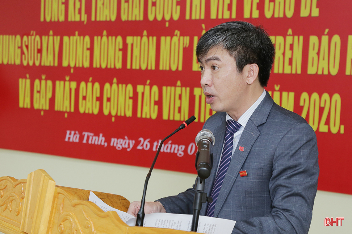 29 tác phẩm đạt giải viết về chủ đề “Chung sức xây dựng nông thôn mới” trên Báo Hà Tĩnh