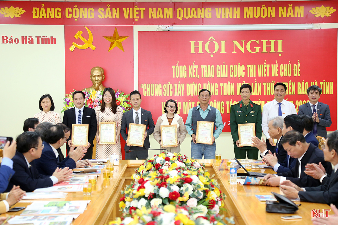 29 tác phẩm đạt giải viết về chủ đề “Chung sức xây dựng nông thôn mới” trên Báo Hà Tĩnh