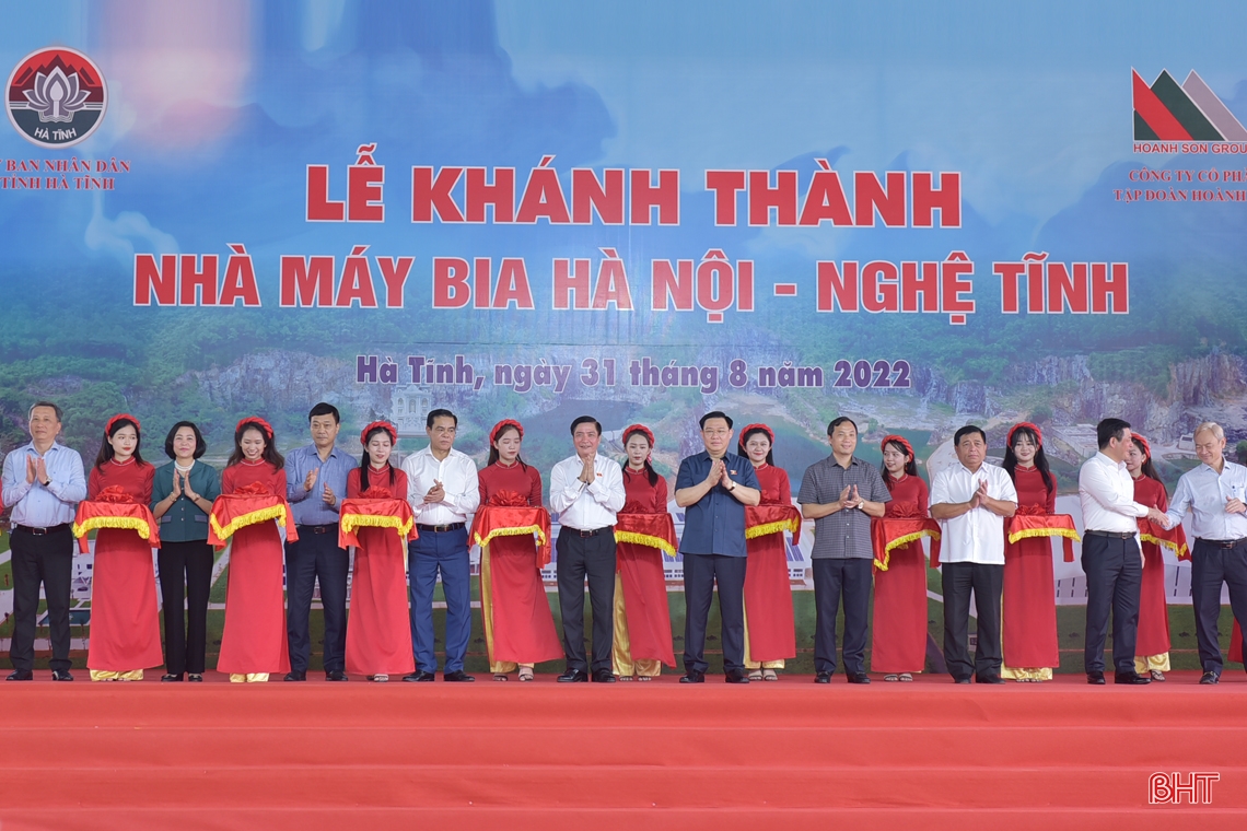 Khánh thành Nhà máy Bia Hà Nội - Nghệ Tĩnh công suất 100 triệu lít/năm