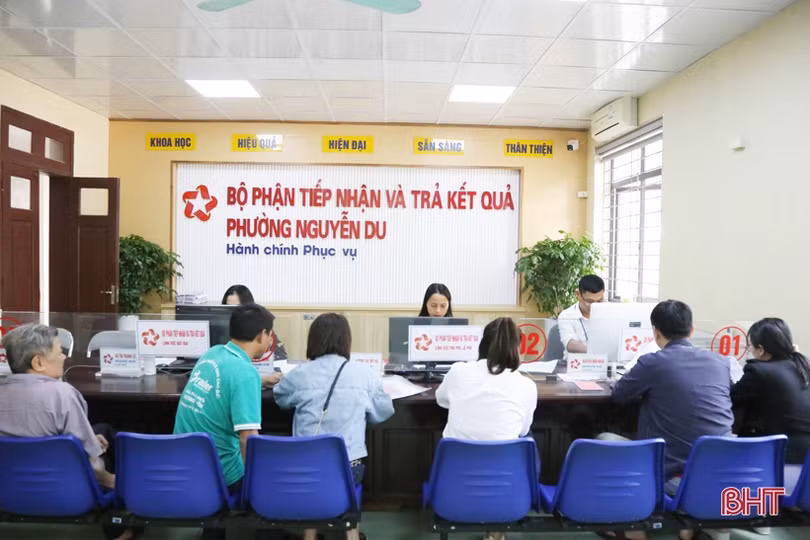 Tỷ lệ hồ sơ dịch vụ công trực tuyến mức độ 3 và 4 của TP Hà Tĩnh đạt trên 67%